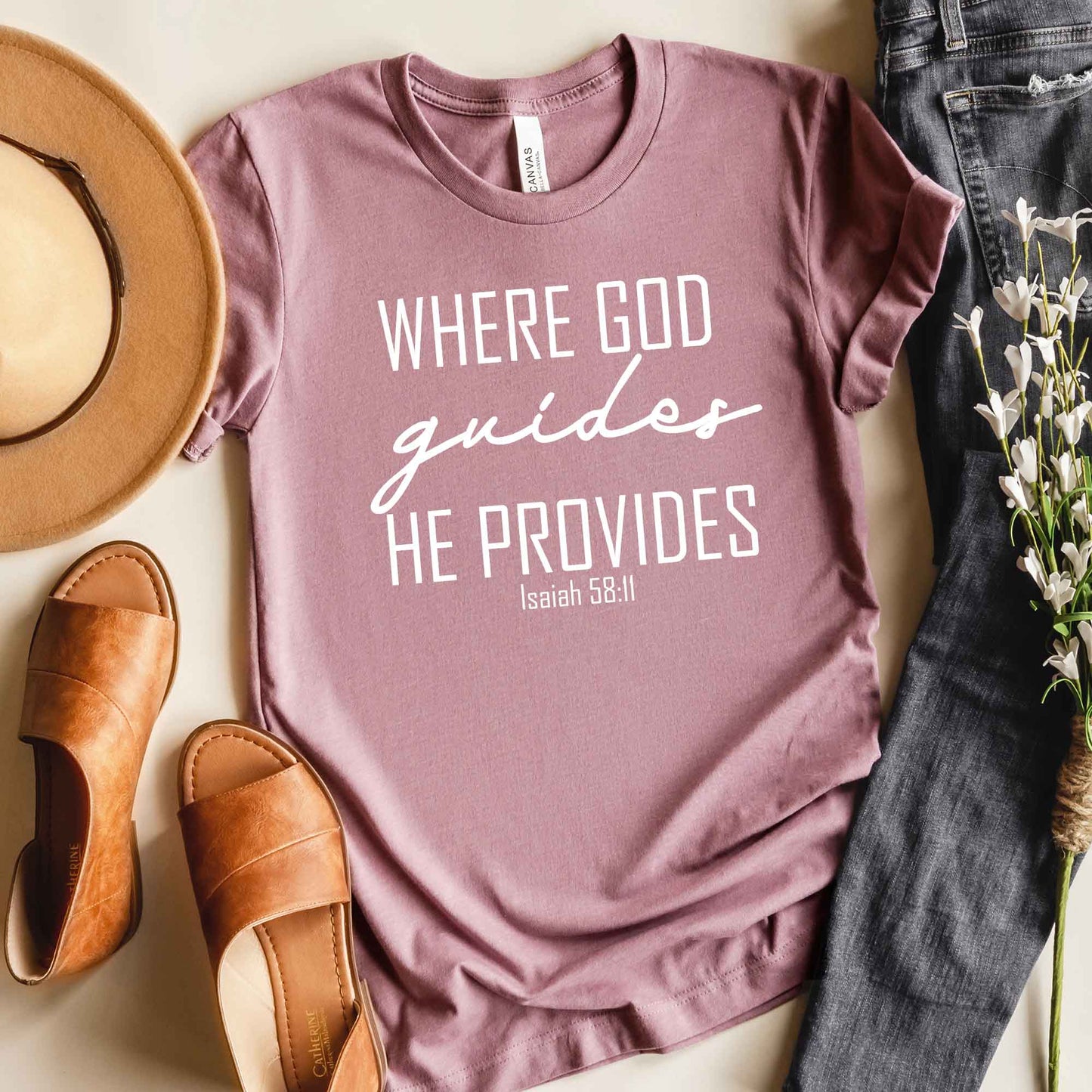 God Provides | Short Sleeve Crew Neck