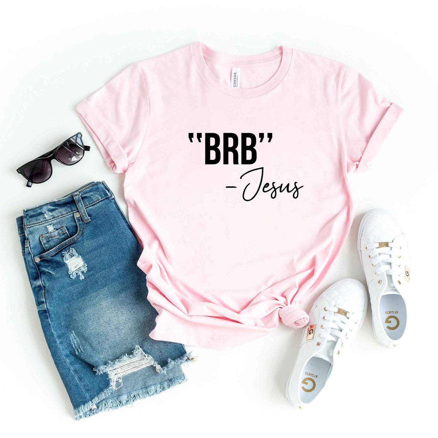 BRB Jesus | Short Sleeve Crew Neck