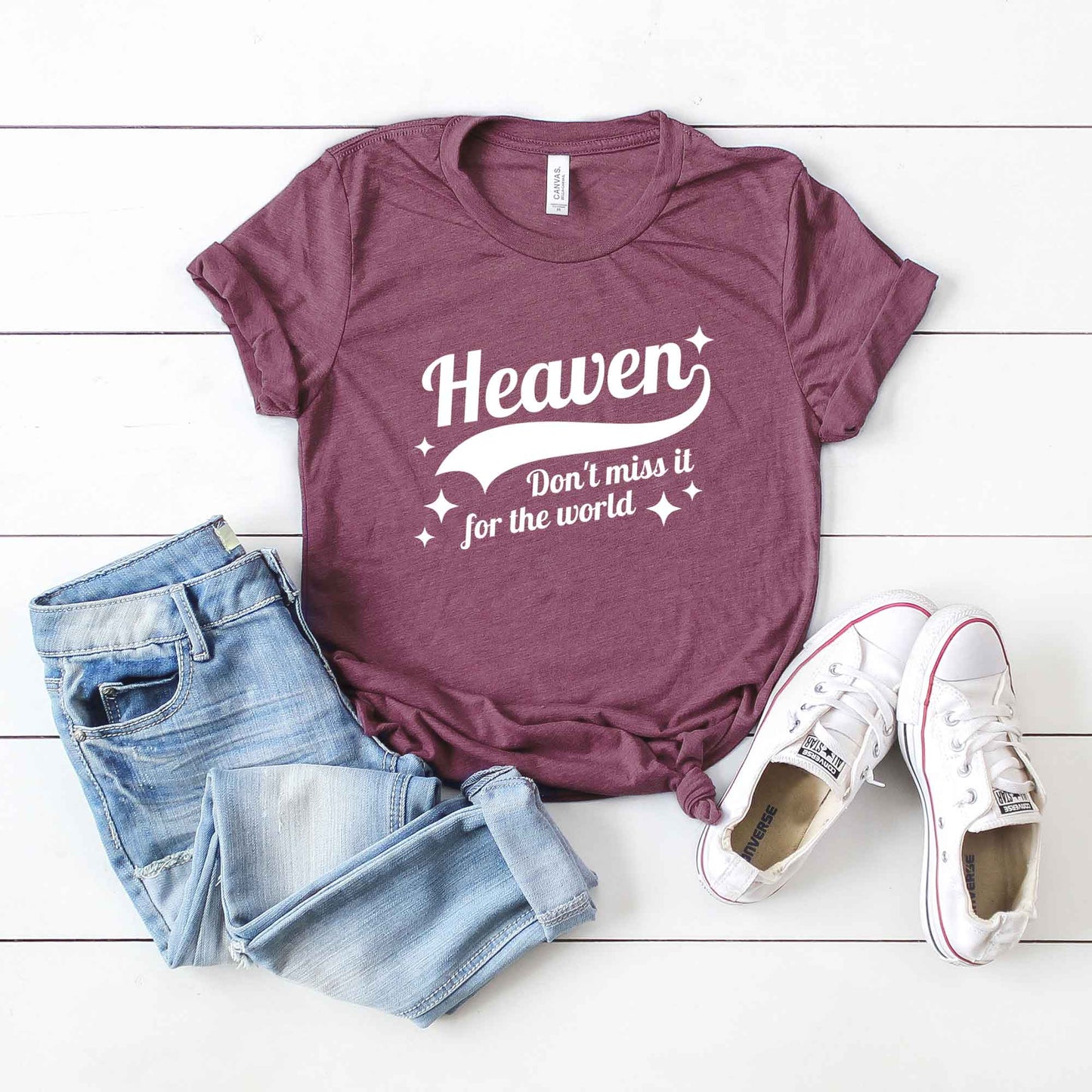 Don't Miss Heaven | Short Sleeve Crew Neck