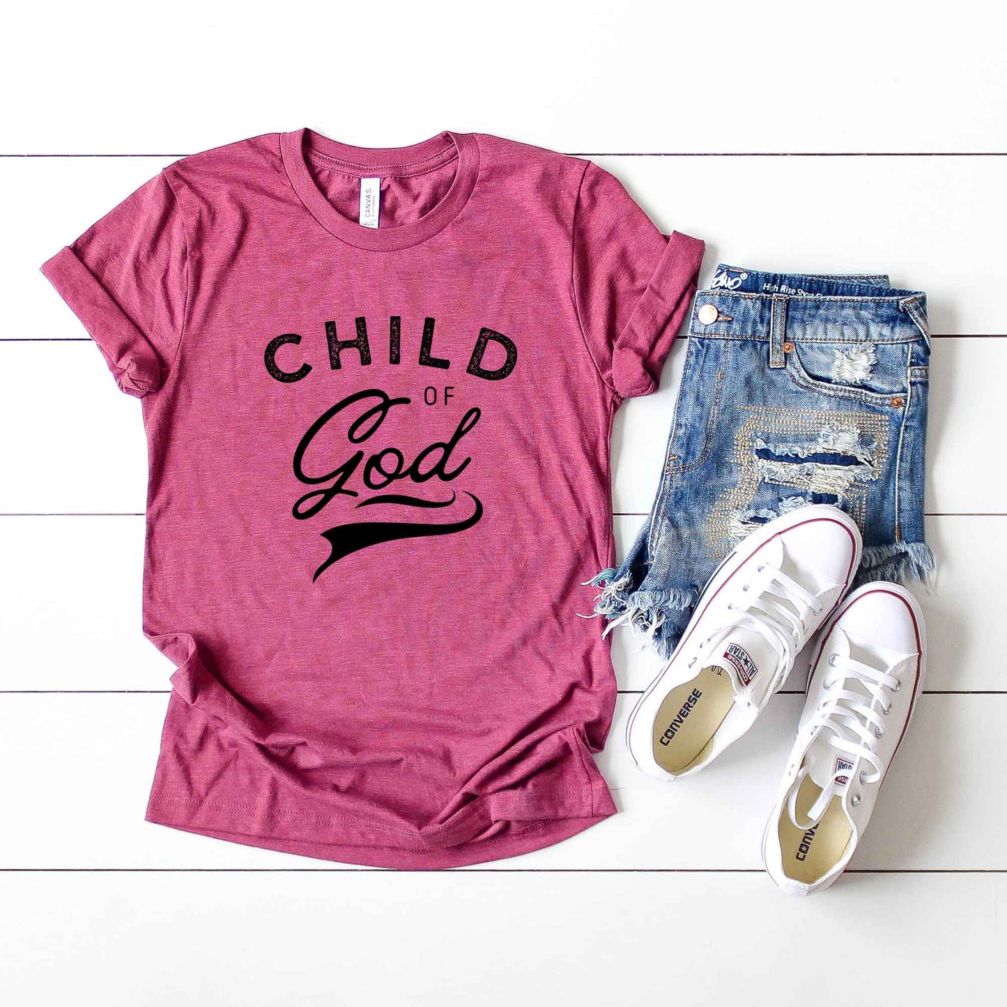 Child Of God Distressed | Short Sleeve Crew Neck