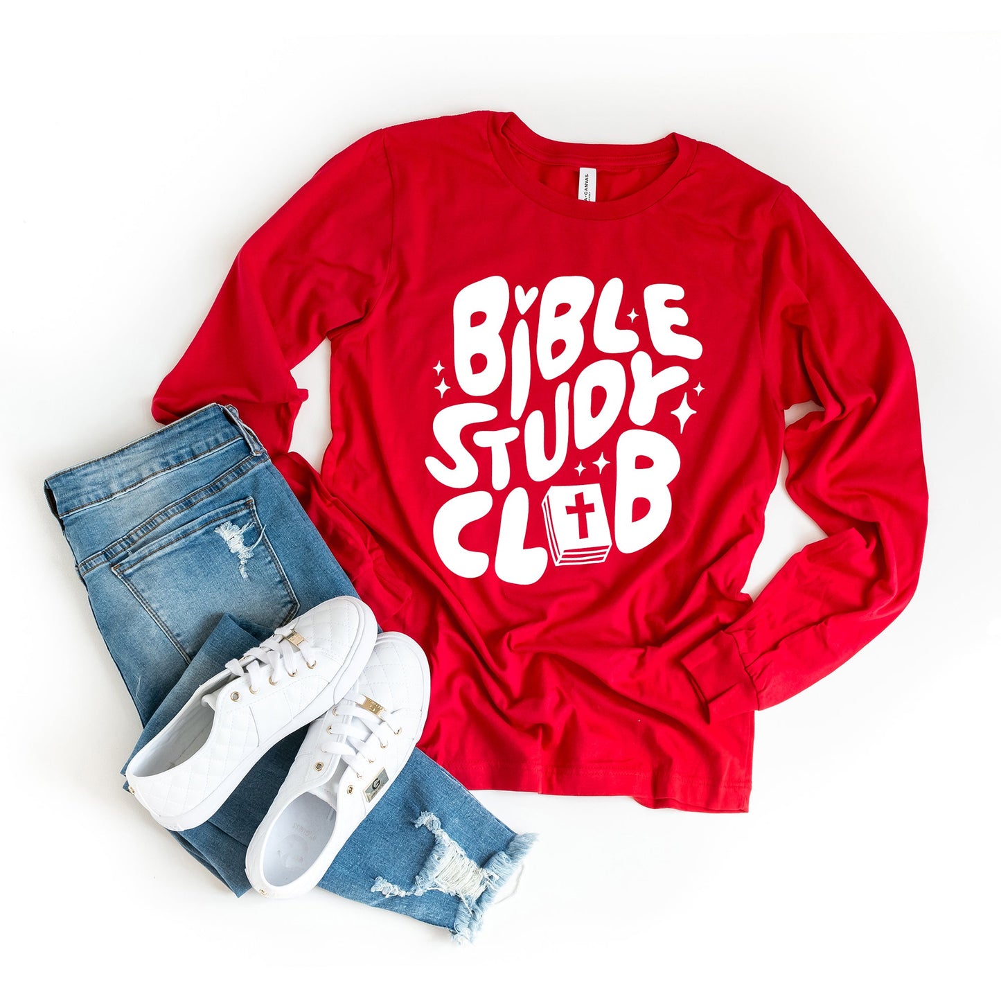 Bible Study Club | Long Sleeve Crew Neck