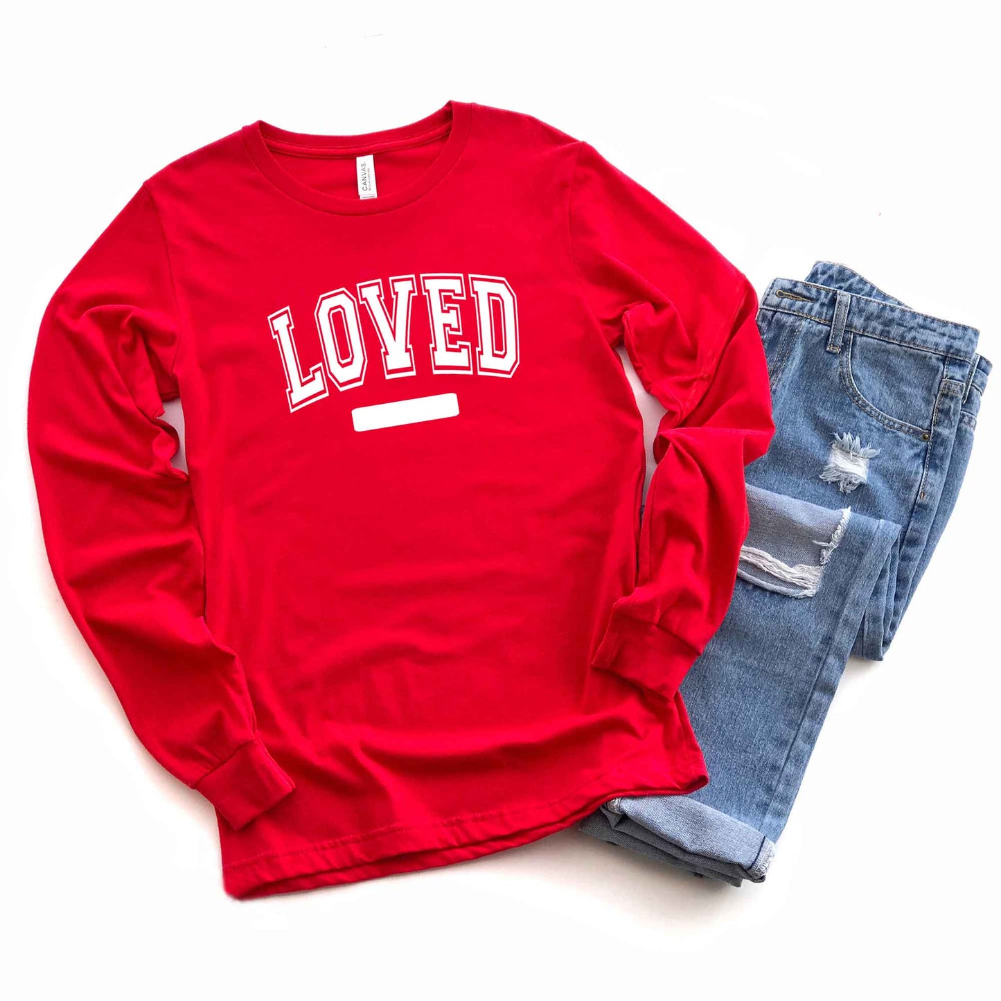 Loved Varsity | Long Sleeve Crew Neck