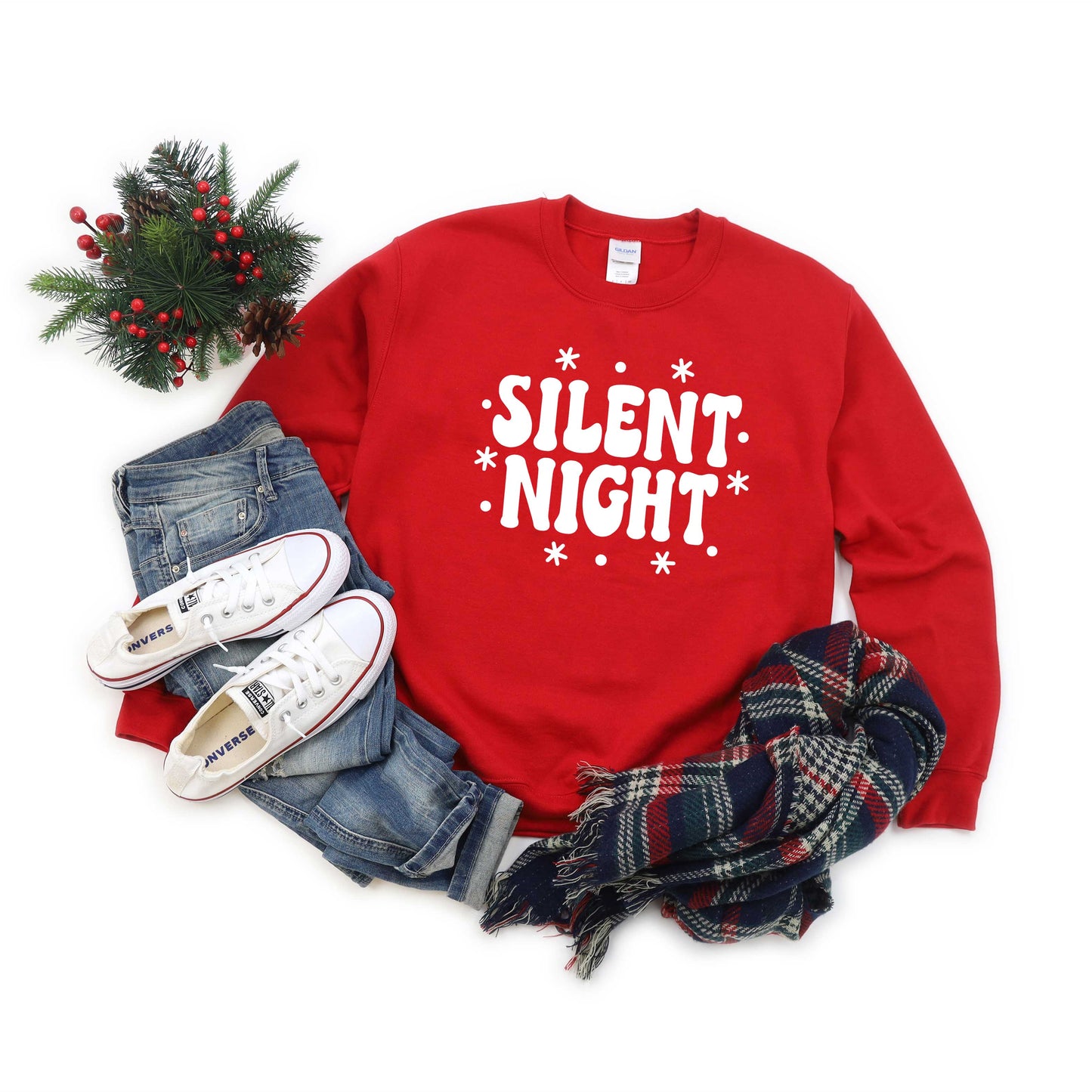 Silent Night Stars | Sweatshirt