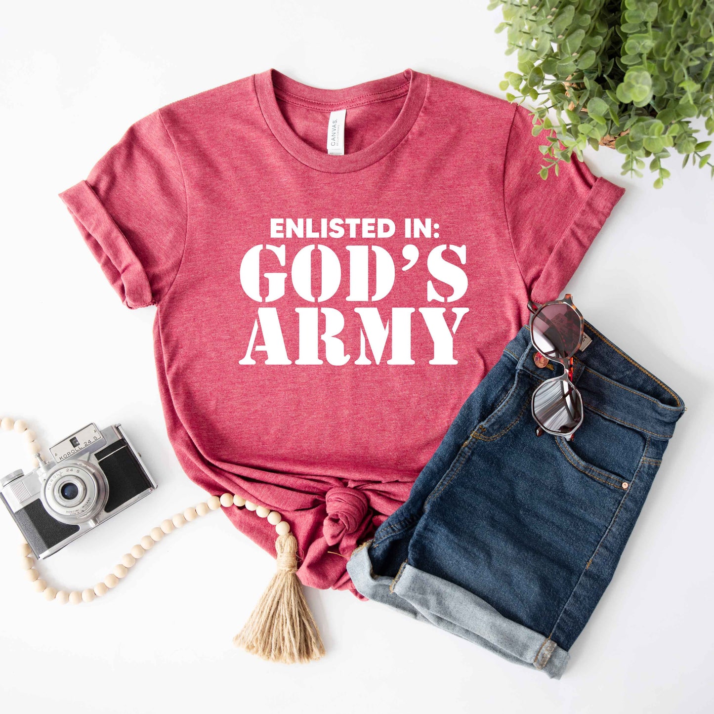 Enlist In God's Army | Short Sleeve Crew Neck