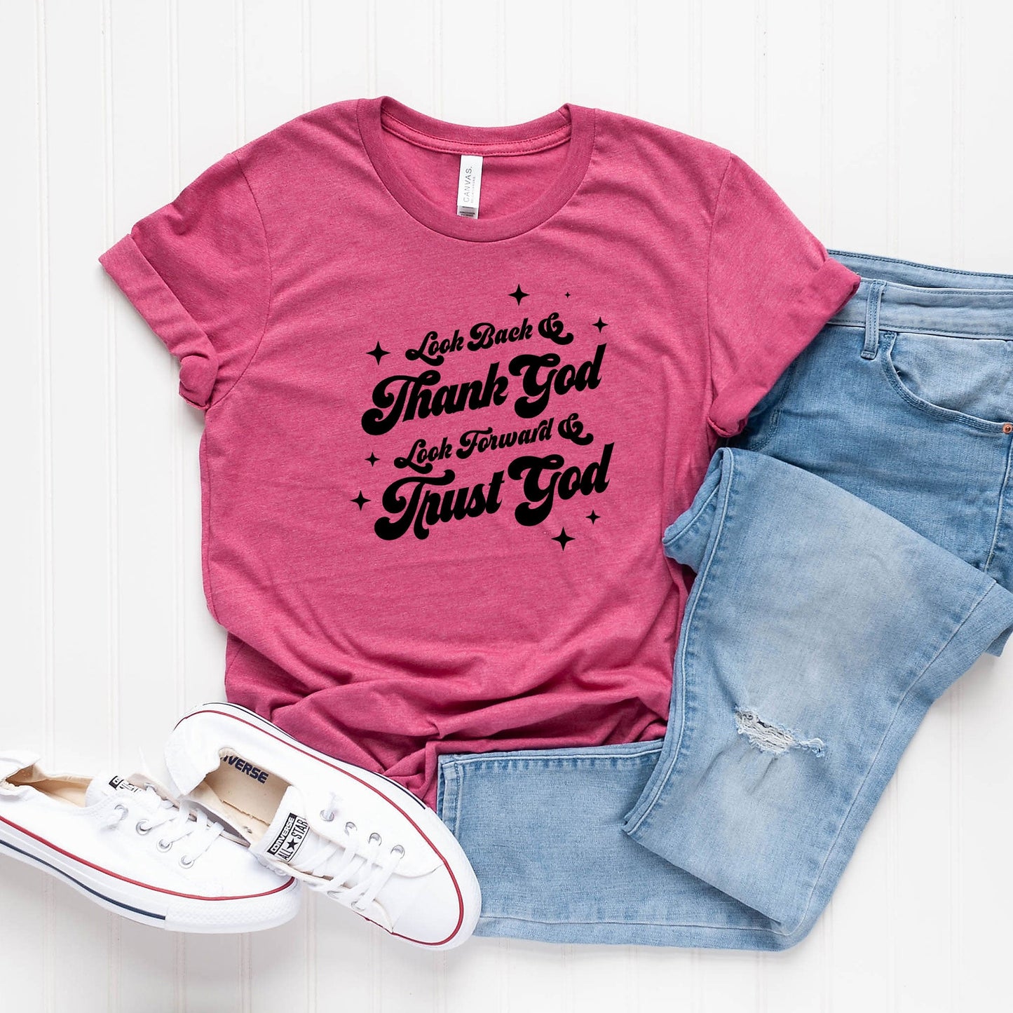 Look Back & Thank God | Short Sleeve Crew Neck