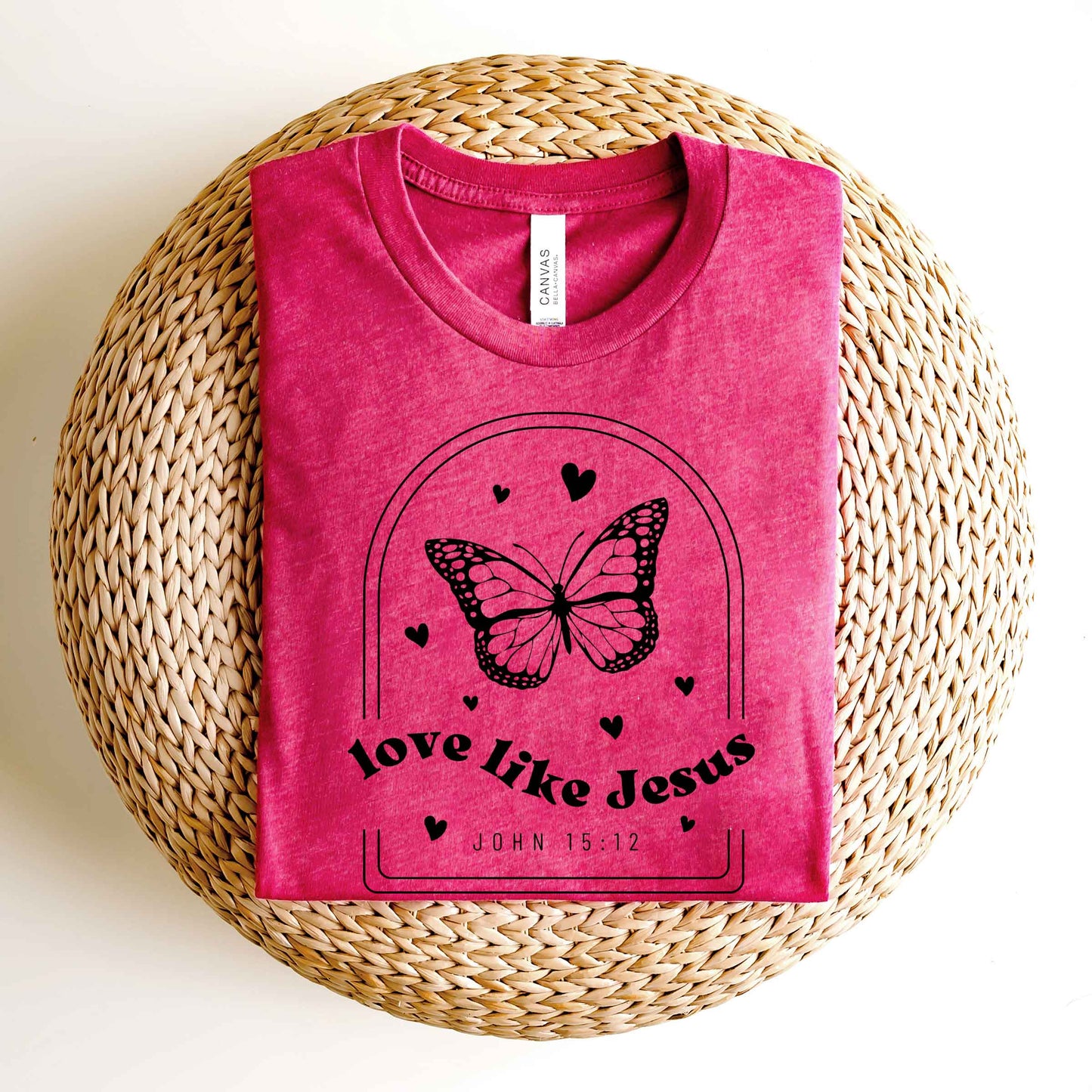 Love Like Jesus Butterfly | Short Sleeve Crew Neck