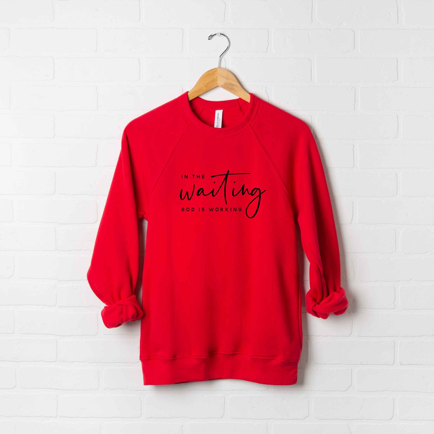 In The Waiting | Bella Canvas Premium Sweatshirt