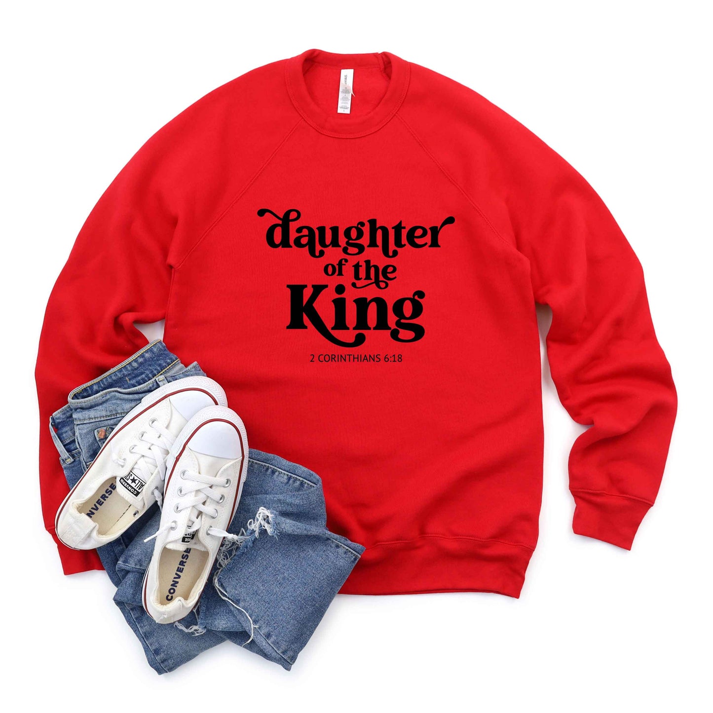 Daughter Of The King | Bella Canvas Premium Sweatshirt