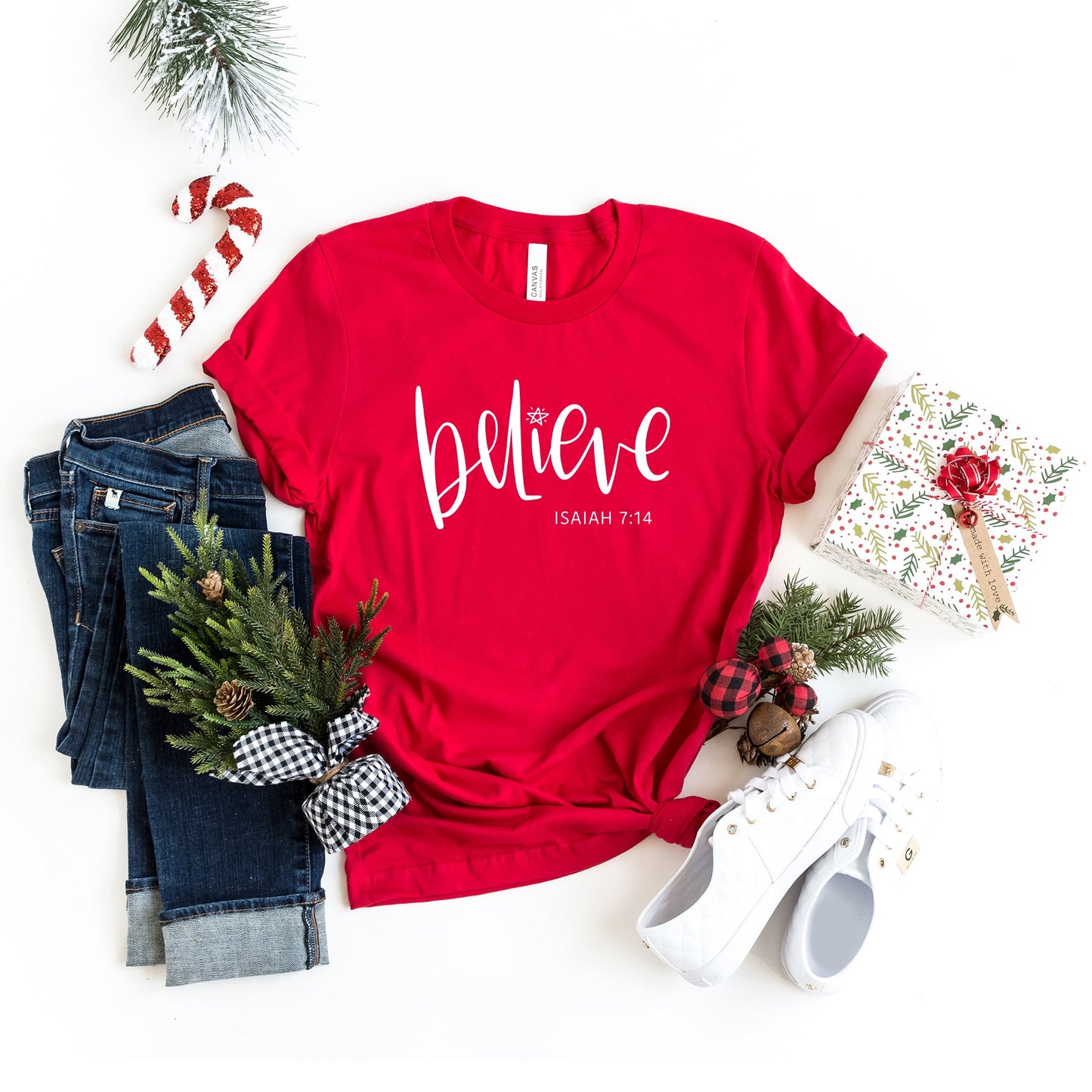 Believe Scripture | Short Sleeve Crew Neck