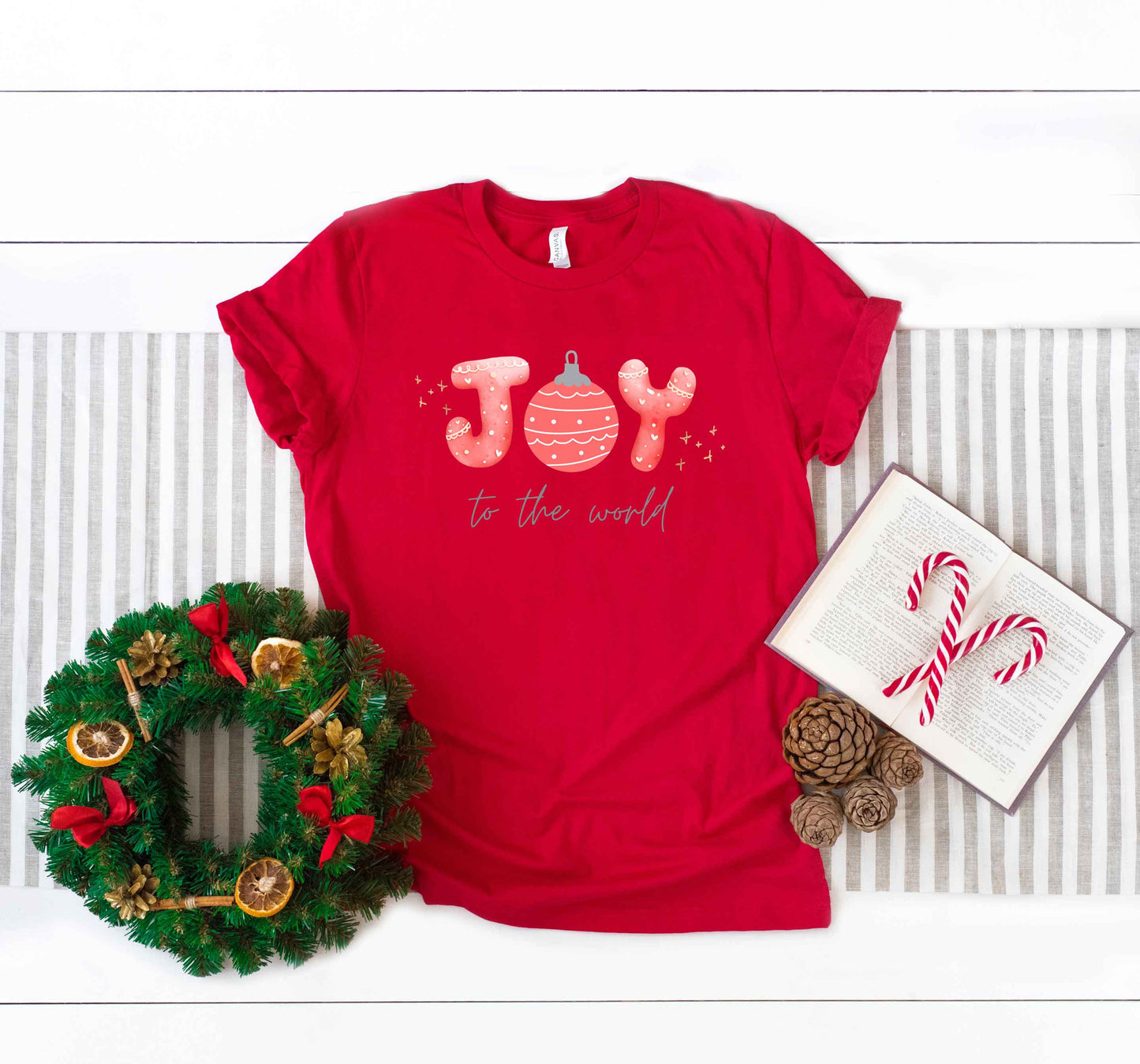 Joy To The World Ornament | Short Sleeve Crew Neck