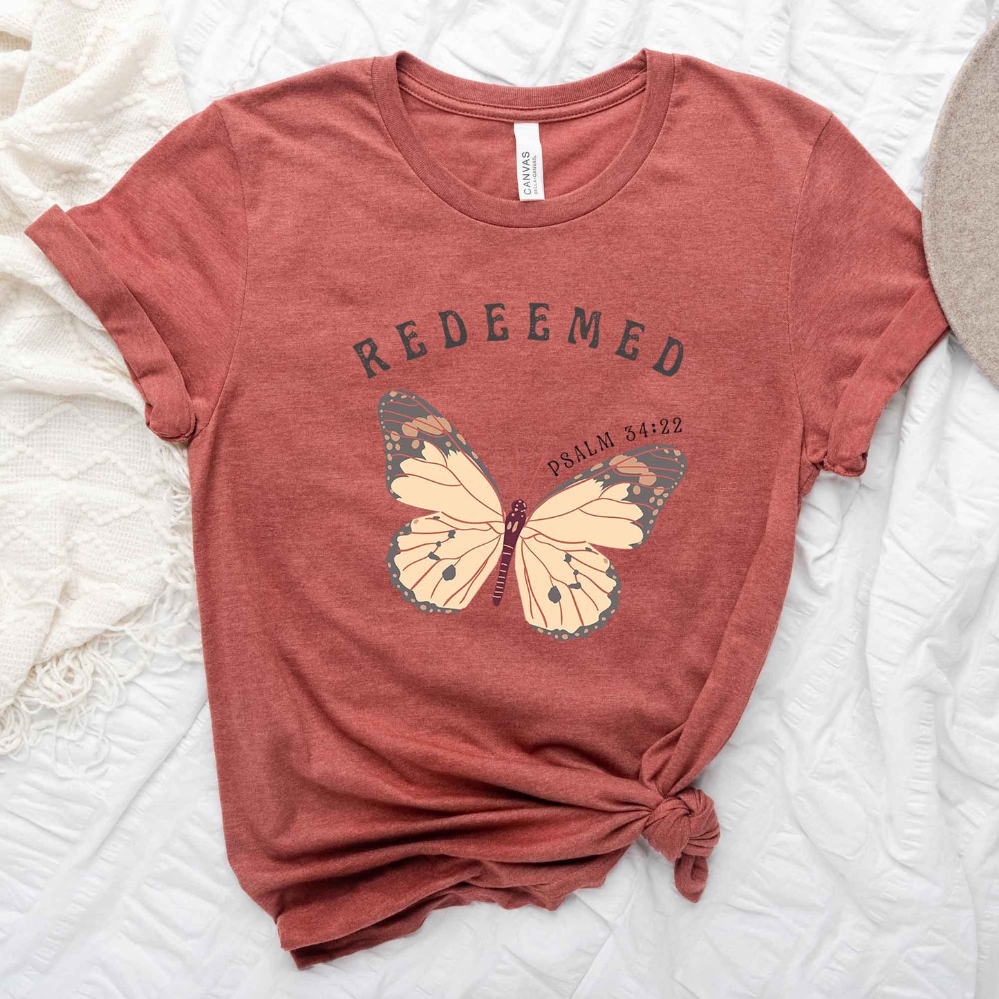 Redeemed Boho Butterfly | Short Sleeve Crew Neck