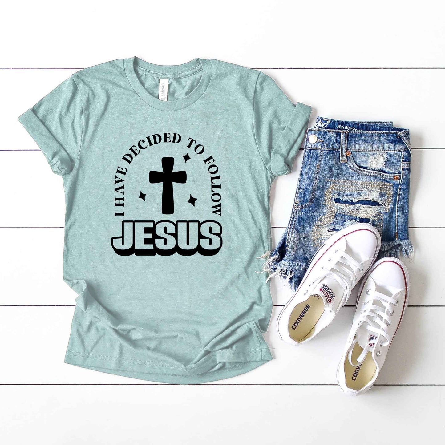 Decided To Follow Jesus | Short Sleeve Crew Neck