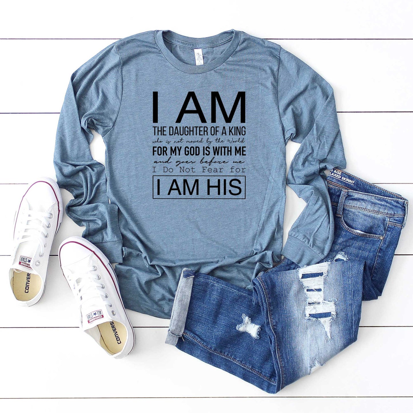 I Am The Daughter Of The King | Long Sleeve Crew Neck