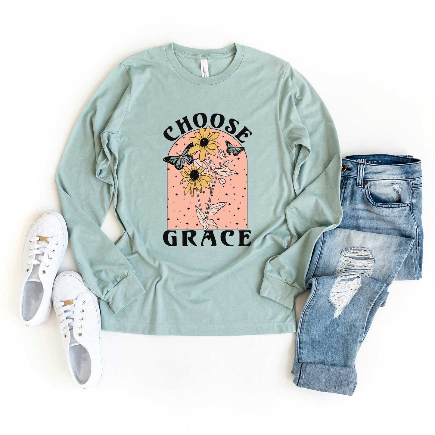 Choose Grace | Long Sleeve Crew Neck