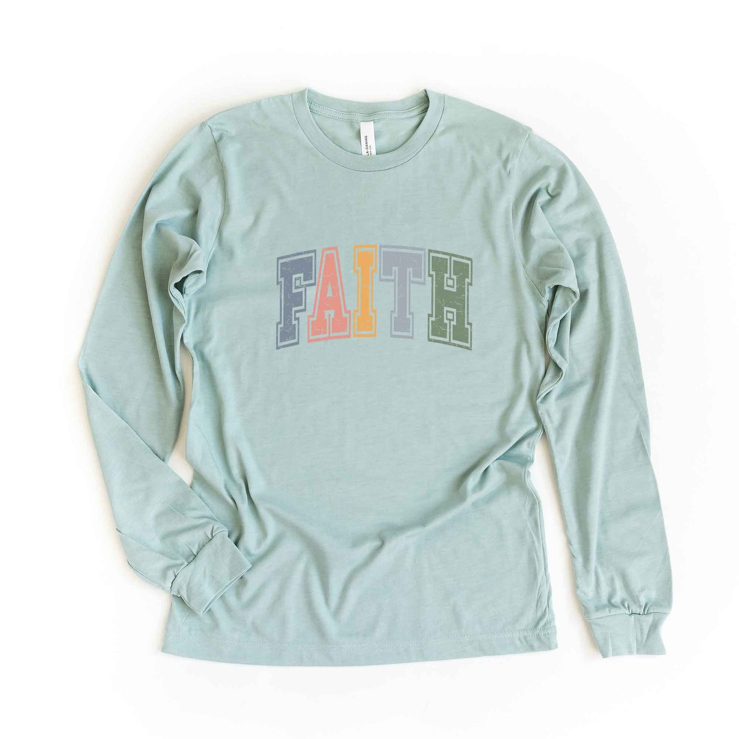 Faith Varsity | Long Sleeve Crew Neck