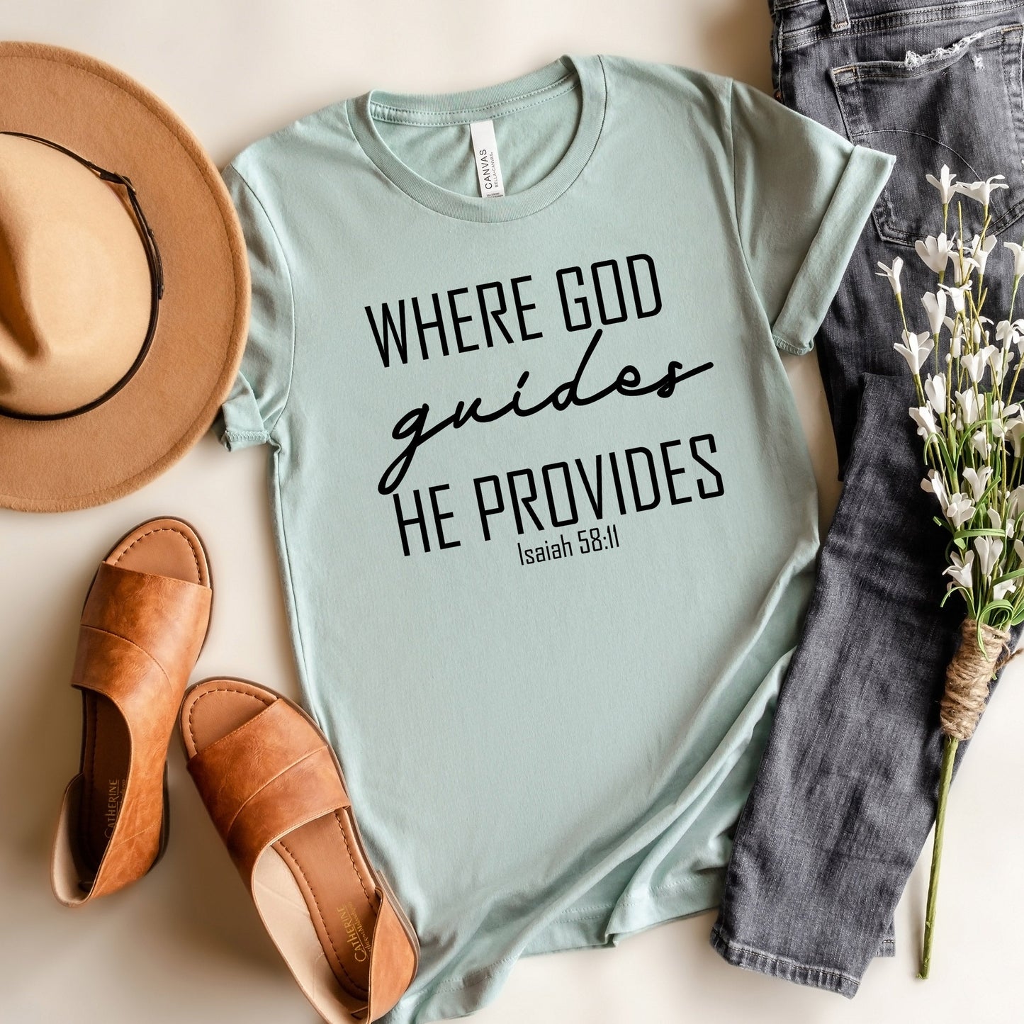 God Provides | Short Sleeve Crew Neck