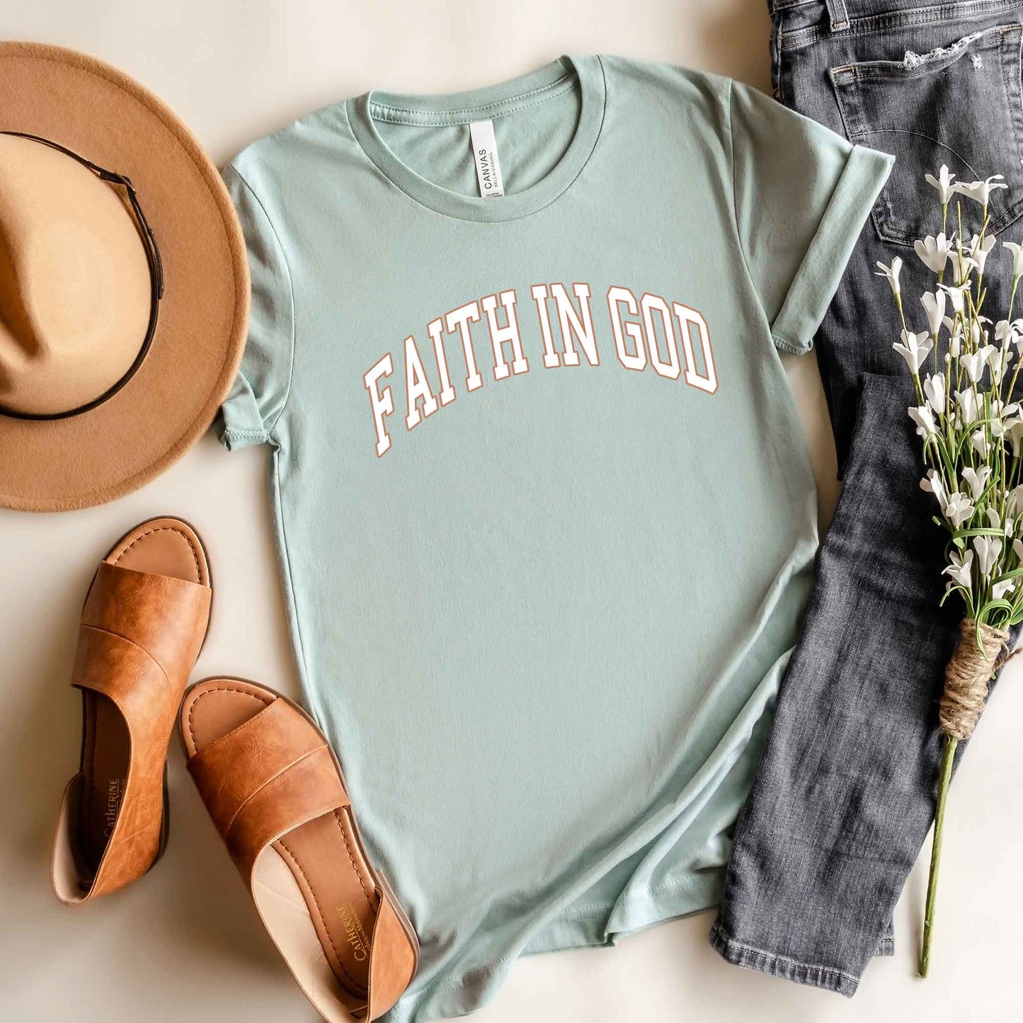 Faith In God | Short Sleeve Crew Neck