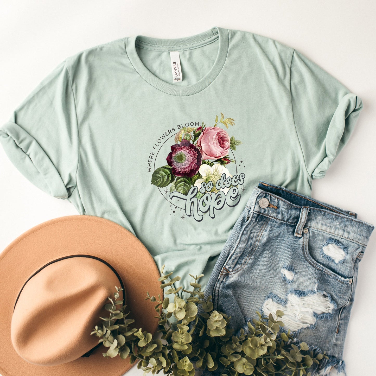 Where Flowers Bloom | Short Sleeve Crew Neck