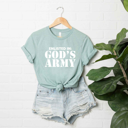 Enlist In God's Army | Short Sleeve Crew Neck