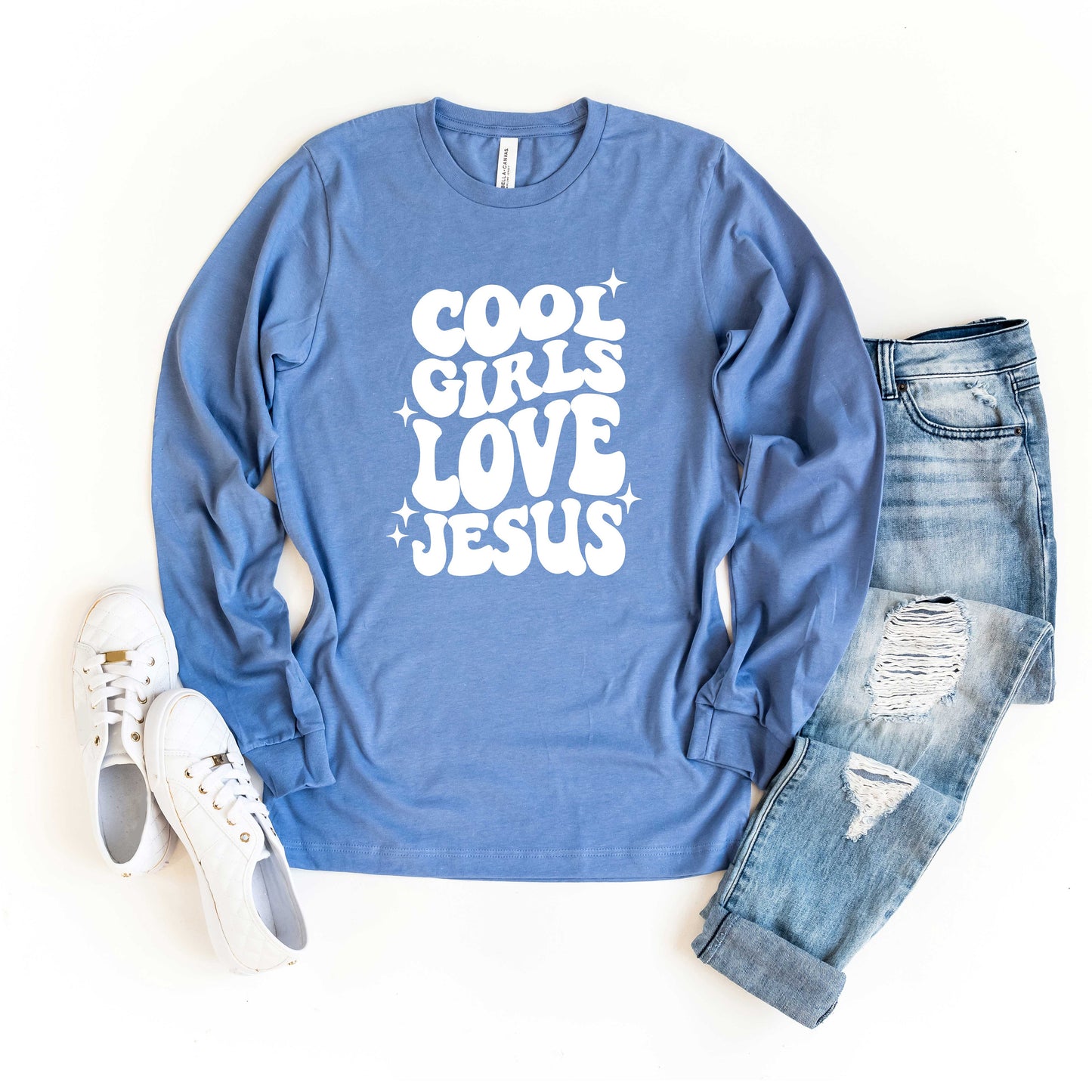 Cool Girls Love Jesus | Long Sleeve Crew Neck