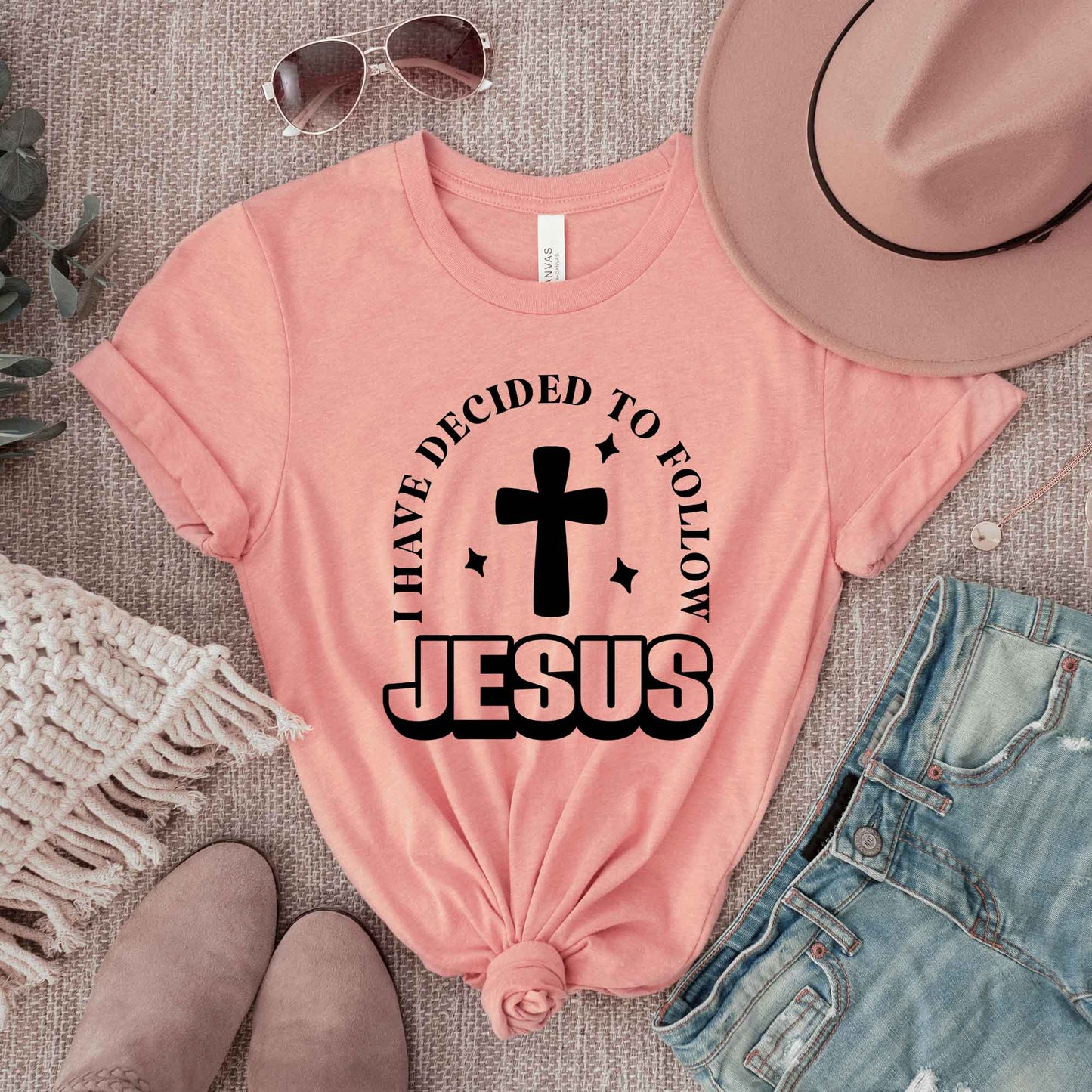 Decided To Follow Jesus | Short Sleeve Crew Neck