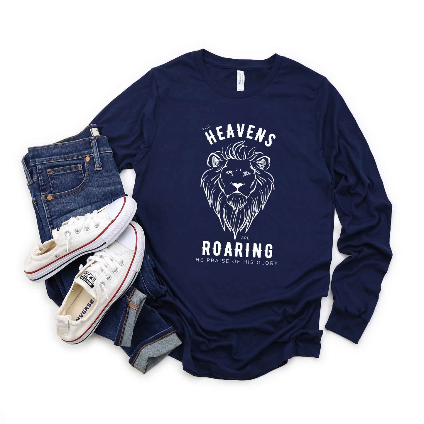 Heavens Are Roaring | Long Sleeve Crew Neck