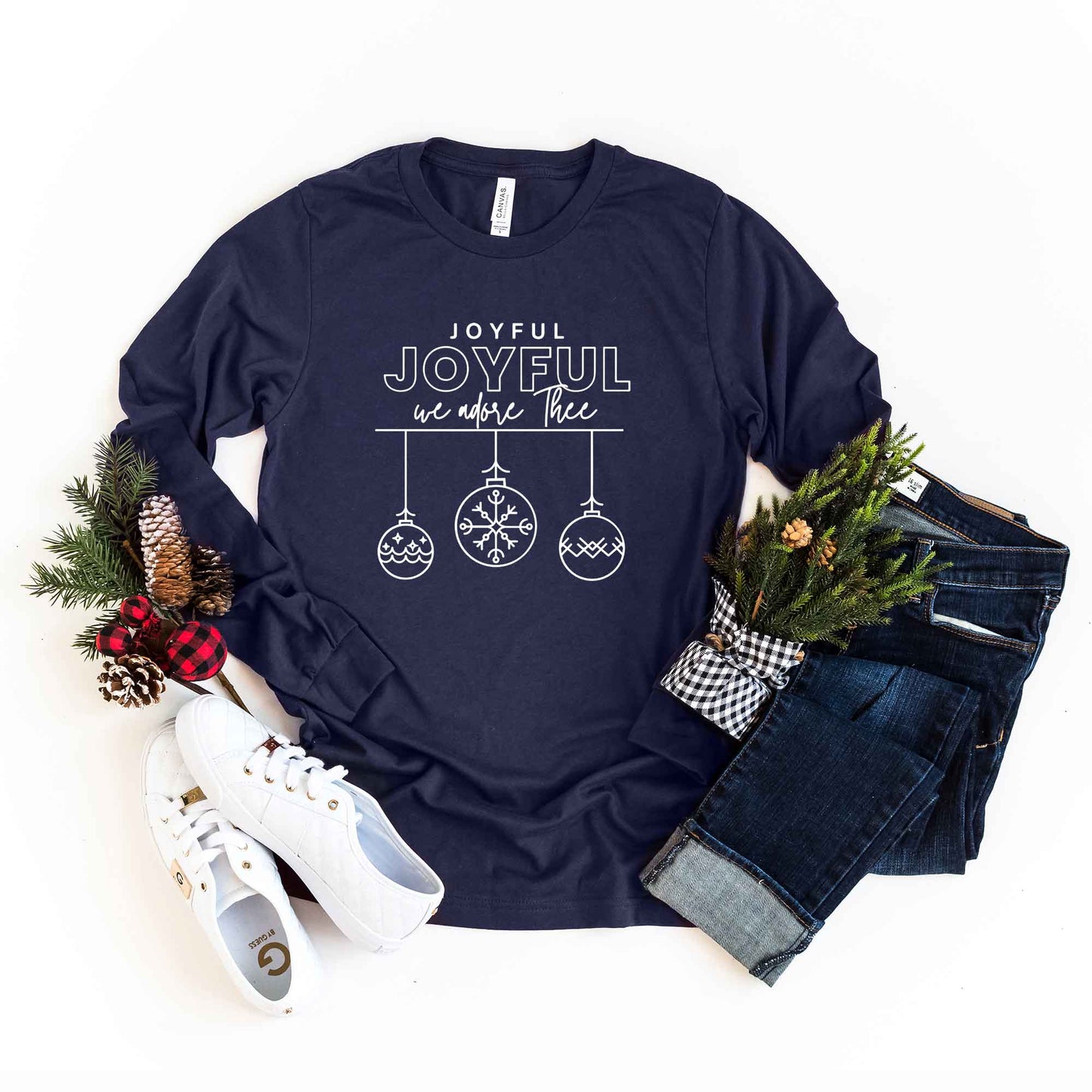 Joyful Joyful We Adore Thee | Long Sleeve Crew Neck