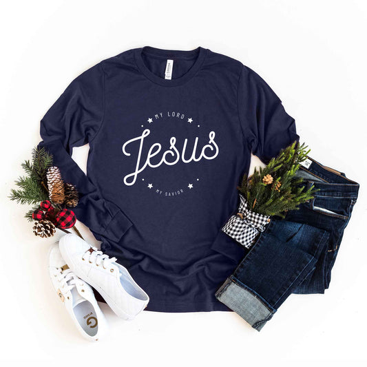 Jesus My Lord My Savior | Long Sleeve Crew Neck