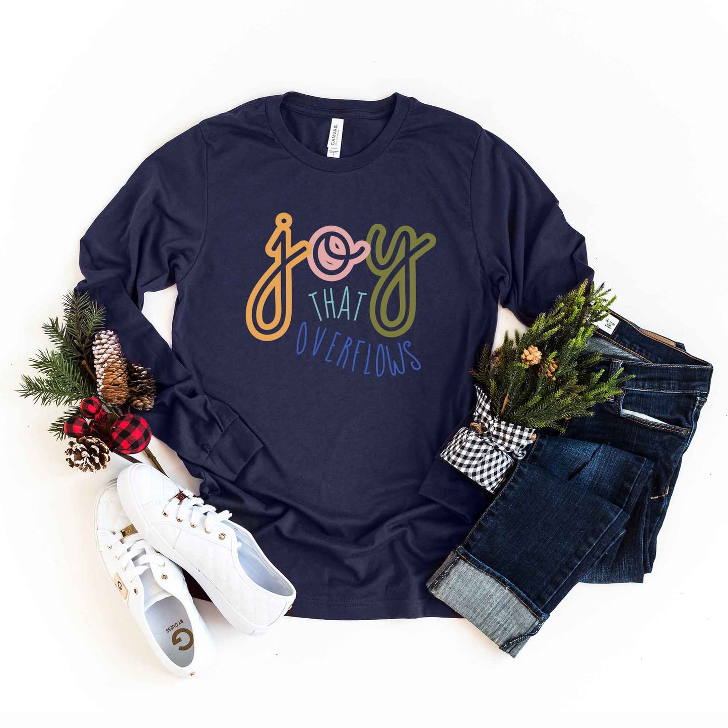 Joy That Overflows | Long Sleeve Crew Neck