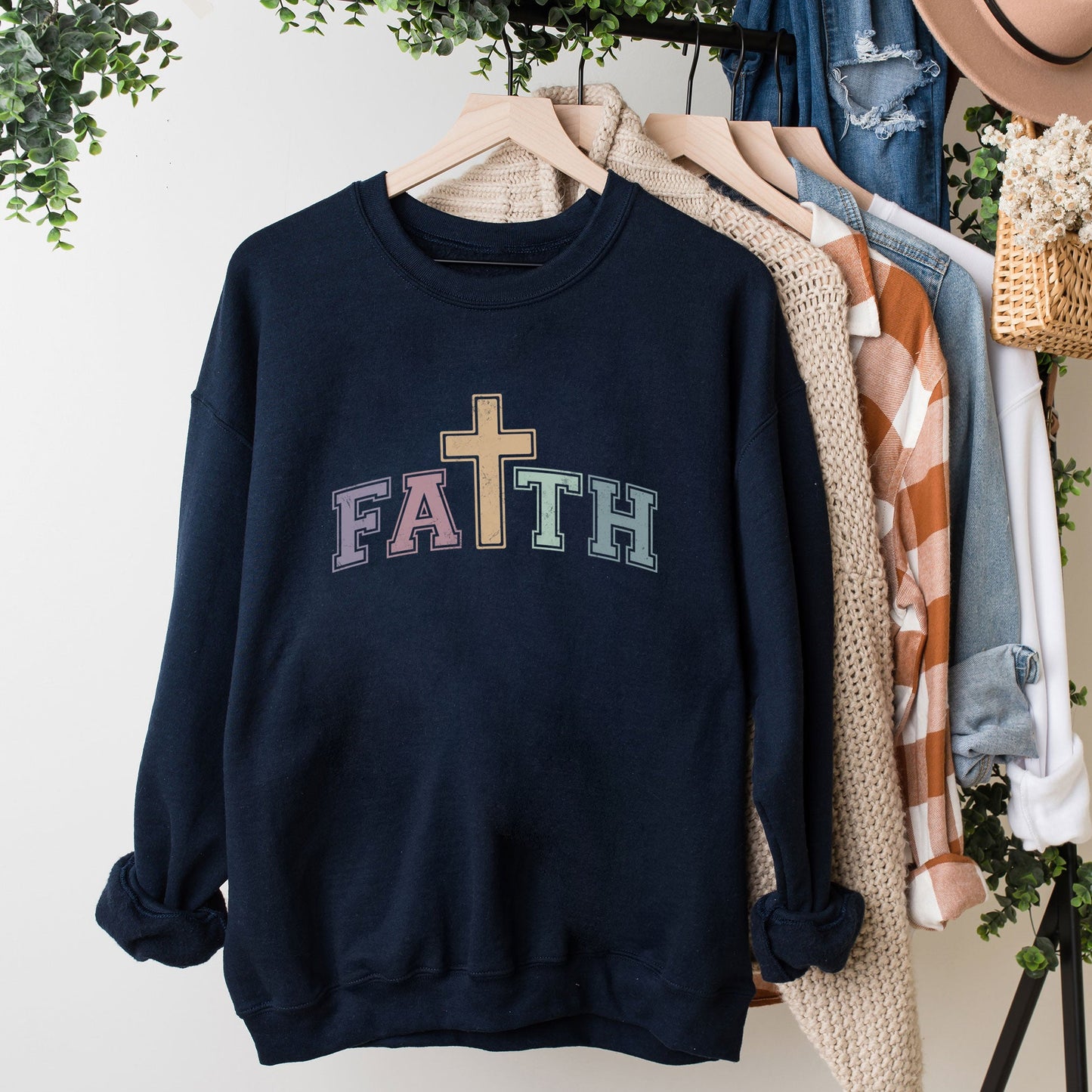 Faith Cross | Sweatshirt