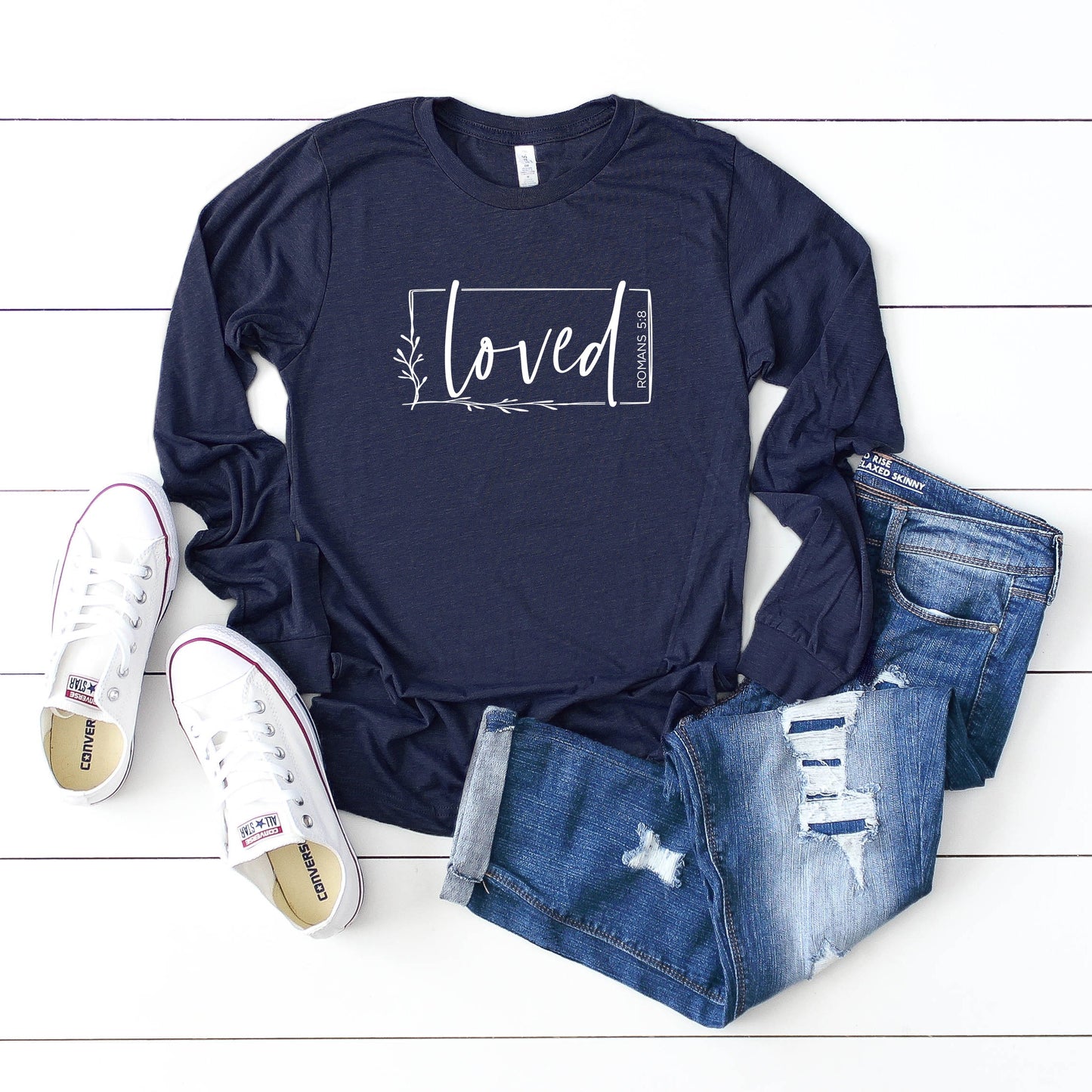 Loved Scripture | Long Sleeve Crew Neck