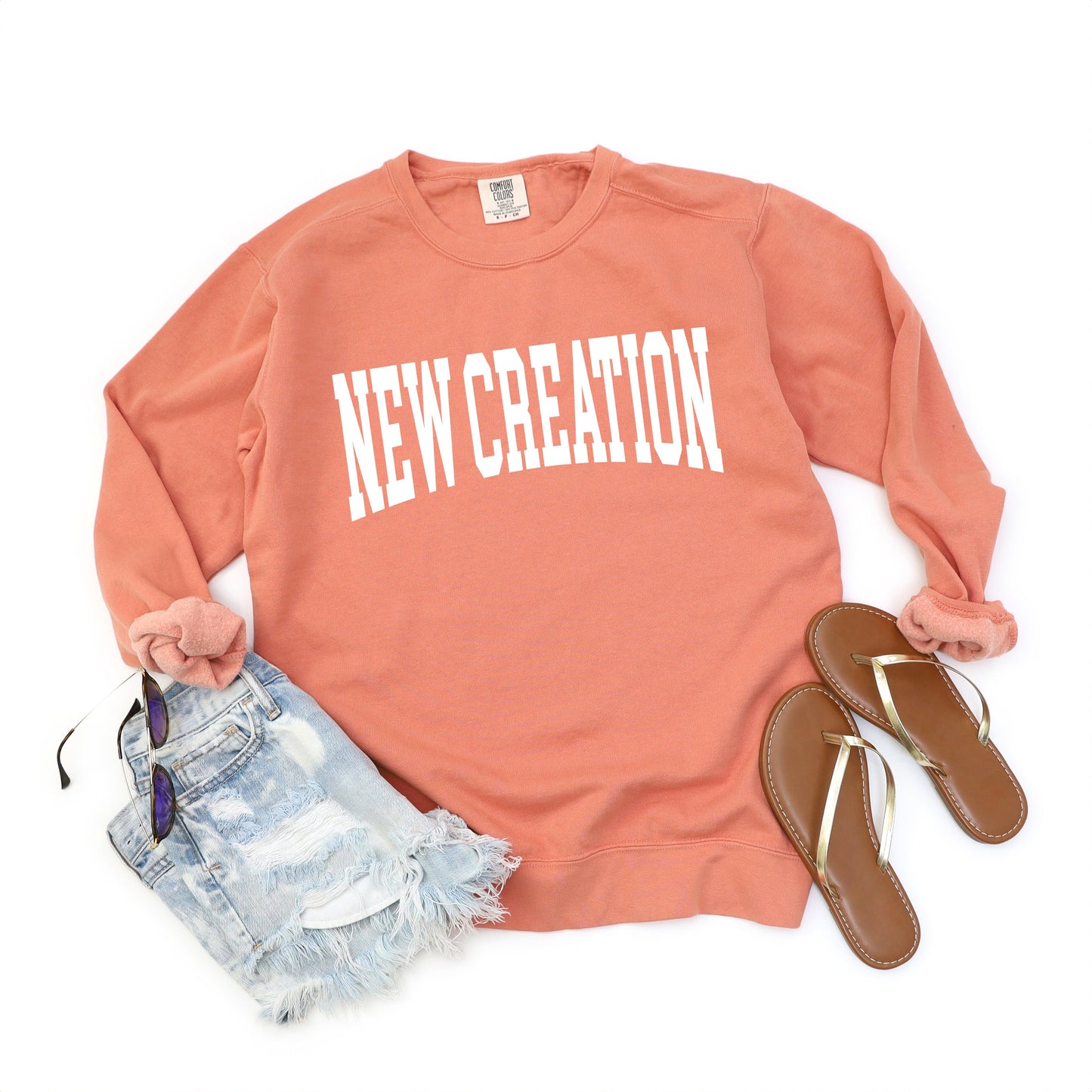 New Creation | Garment Dyed Sweatshirt