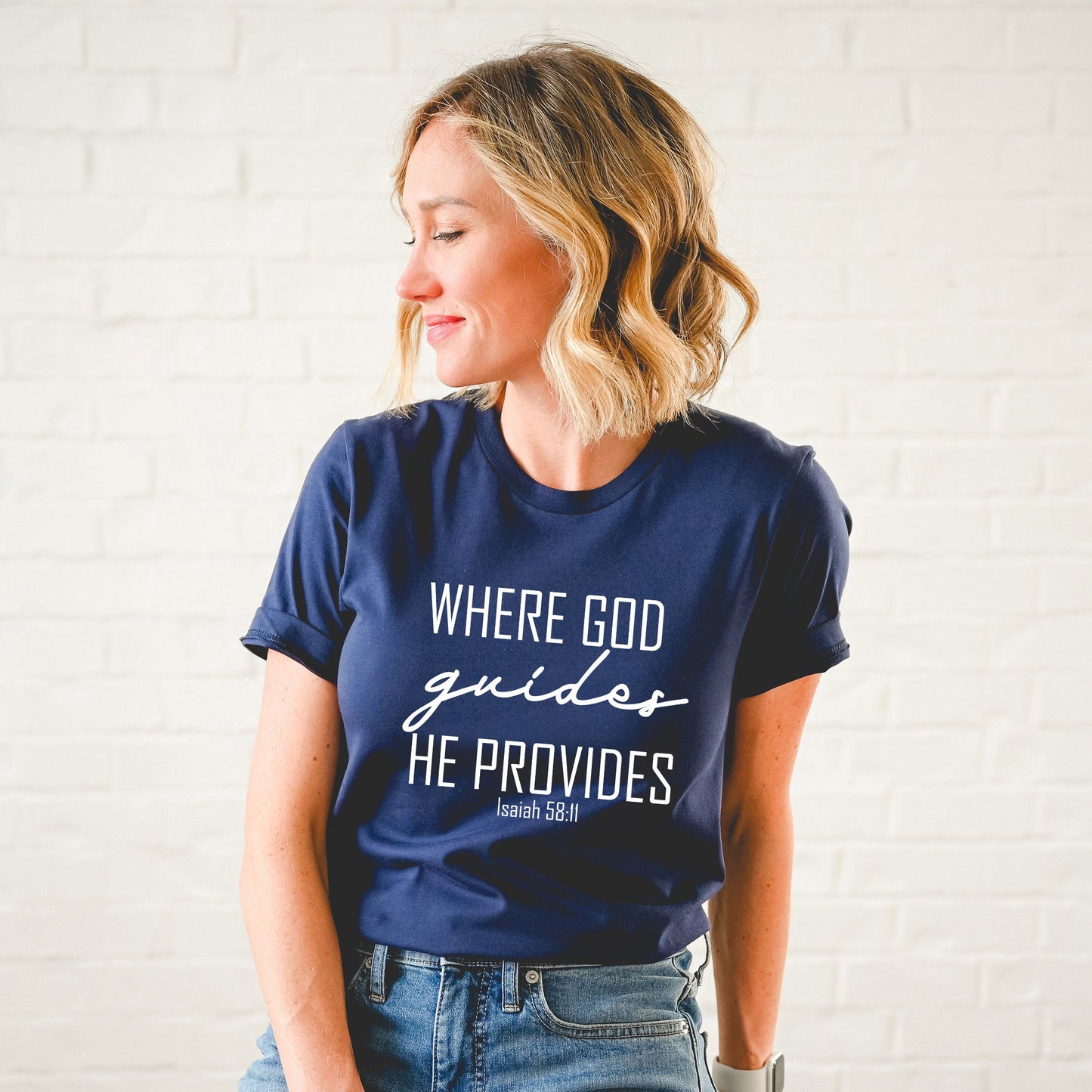 God Provides | Short Sleeve Crew Neck