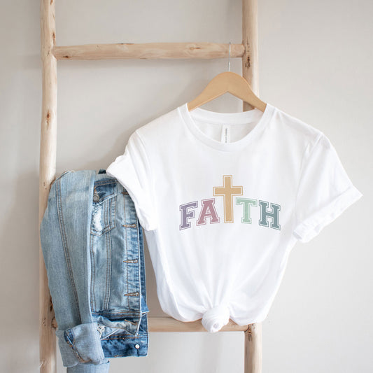 Faith Cross | Short Sleeve Crew Neck