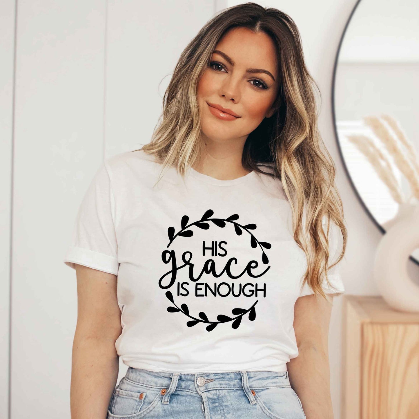 His Grace Is Enough | Short Sleeve Crew Neck