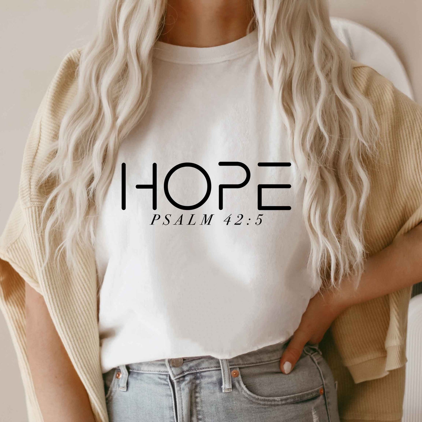 Hope Scripture | Short Sleeve Crew Neck