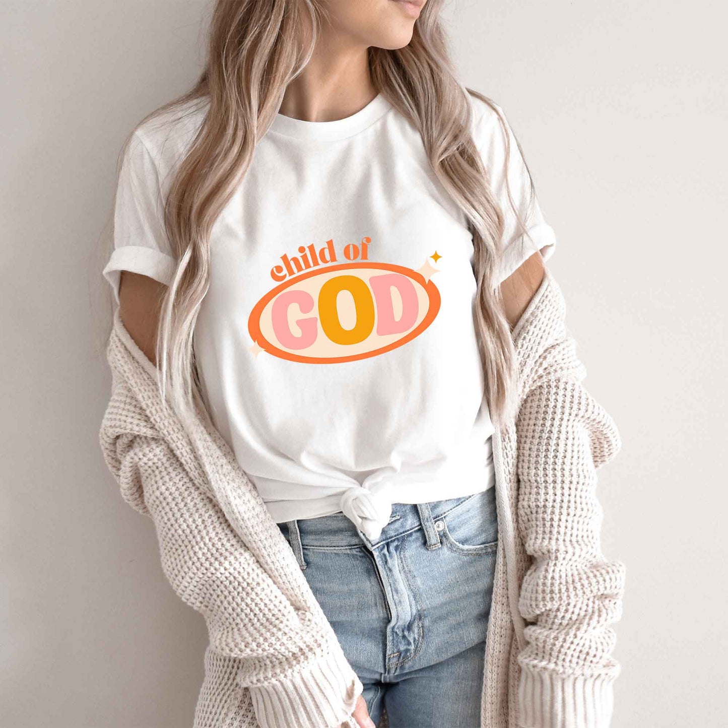 Retro Child Of God | Short Sleeve Crew Neck