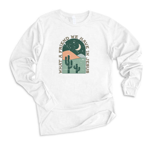 Vintage What  A Friend | Long Sleeve Crew Neck