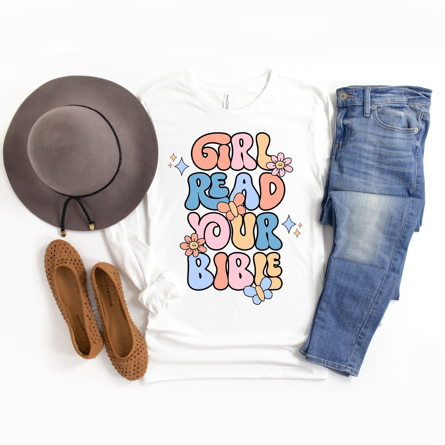 Girl Read Your Bible | Long Sleeve Crew Neck