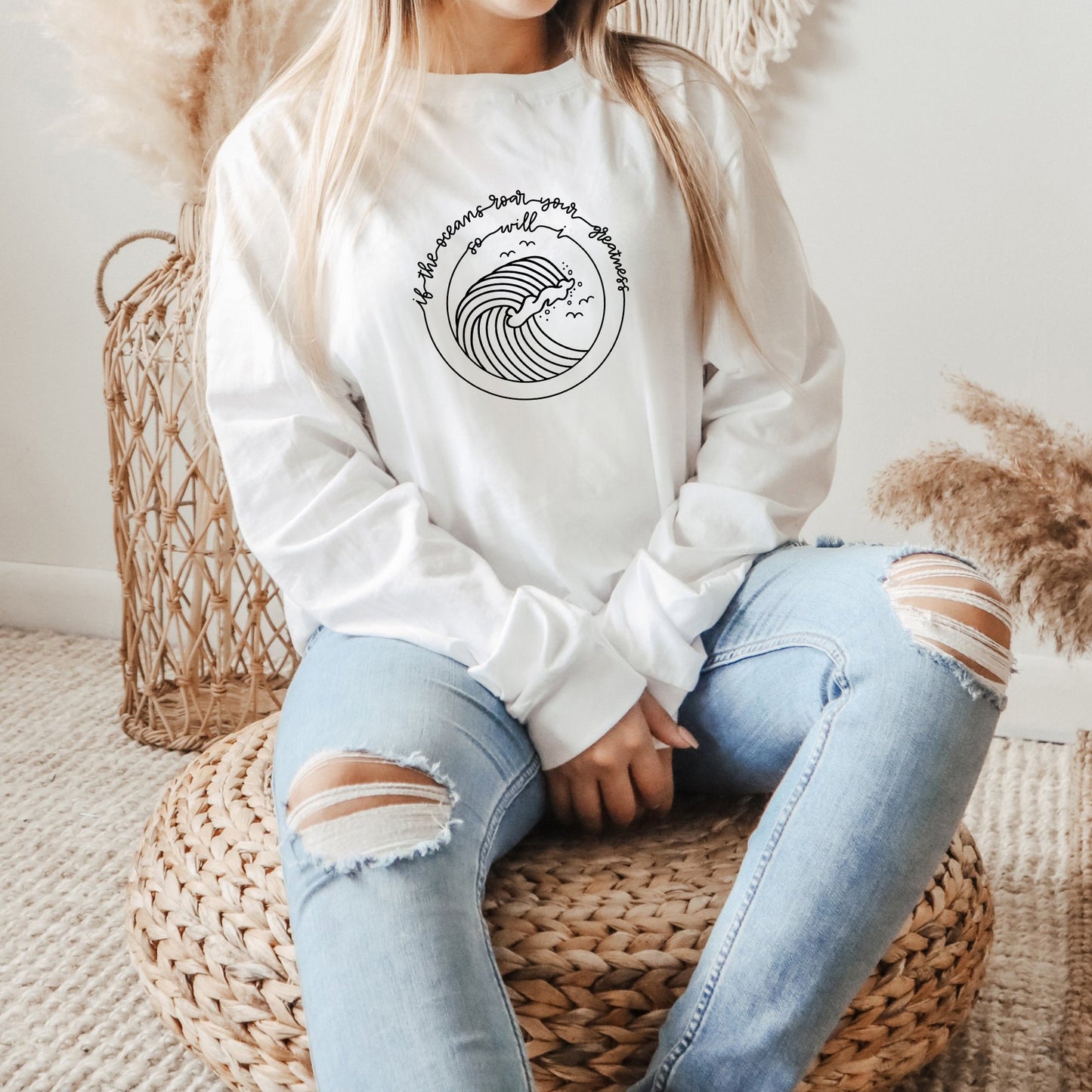 If The Oceans Roar | Long Sleeve Crew Neck