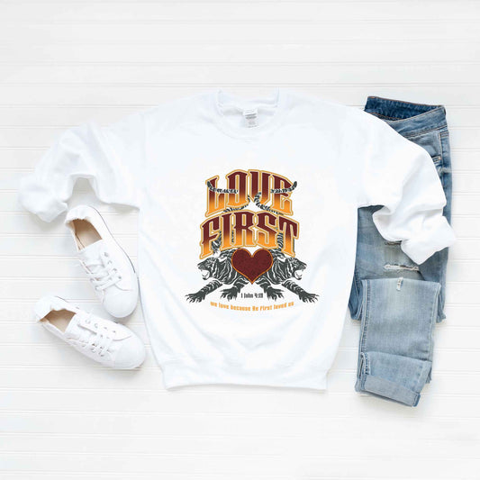 Love First Scripture | Sweatshirt