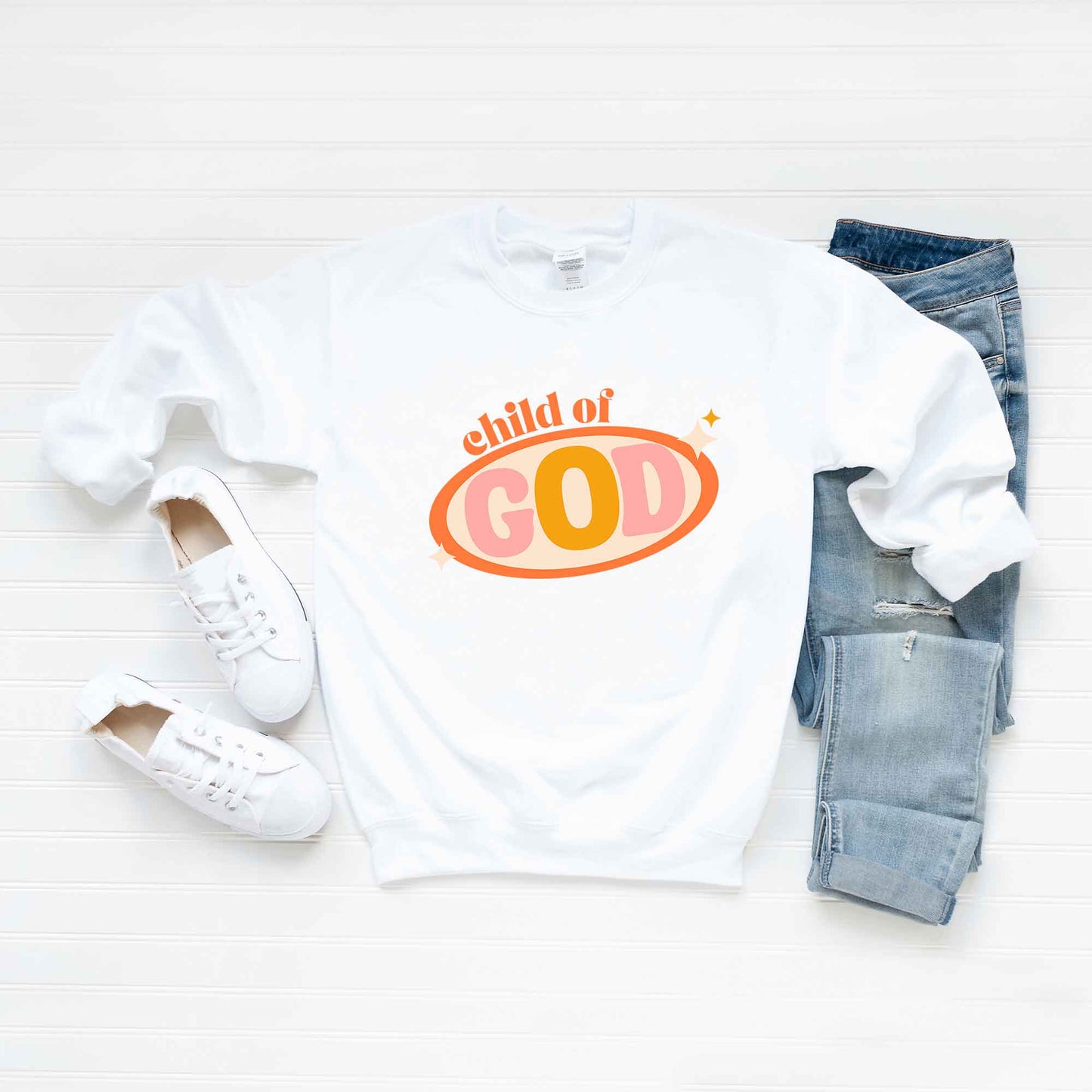 Retro Child Of God | Sweatshirt