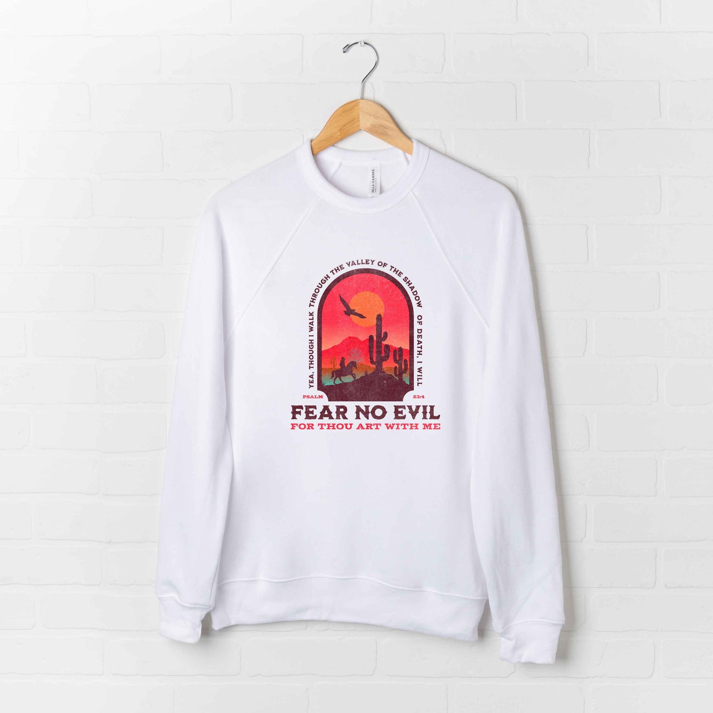 Fear No Evil | Bella Canvas Premium Sweatshirt