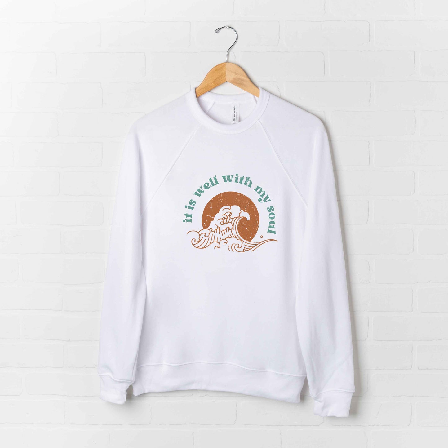 It Is Well Colorful | Bella Canvas Premium Sweatshirt