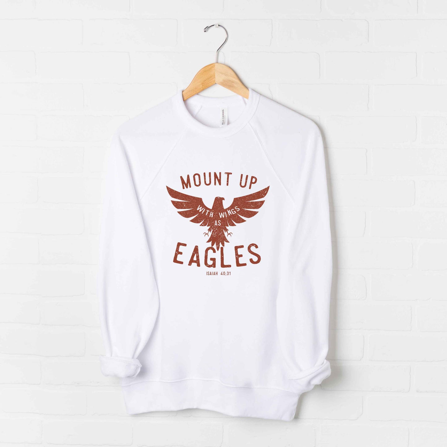 Wings As Eagles | Bella Canvas Premium Sweatshirt