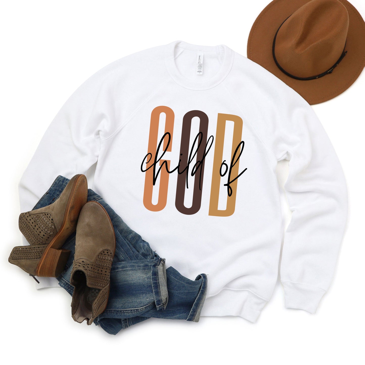 Child of God Cursive | Bella Canvas Sweatshirt