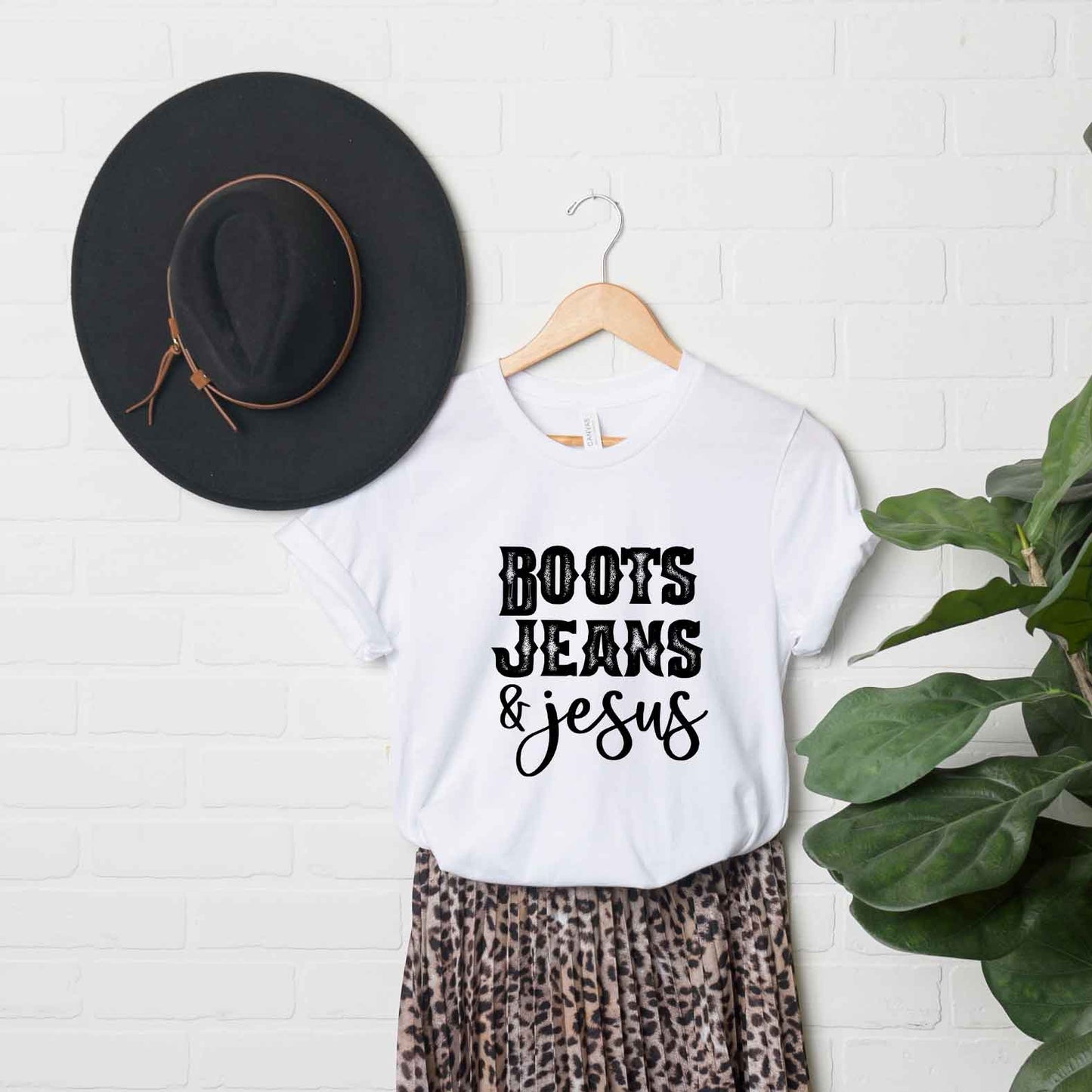 Boots Jeans and Jesus | Short Sleeve Crew Neck