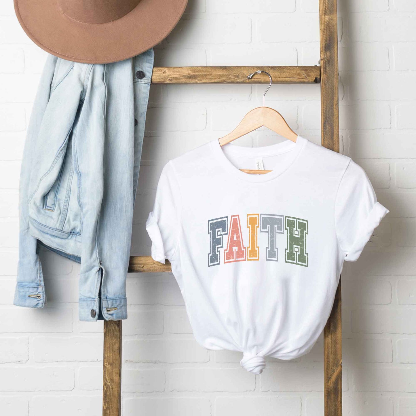 Faith Varsity | Short Sleeve Crew Neck