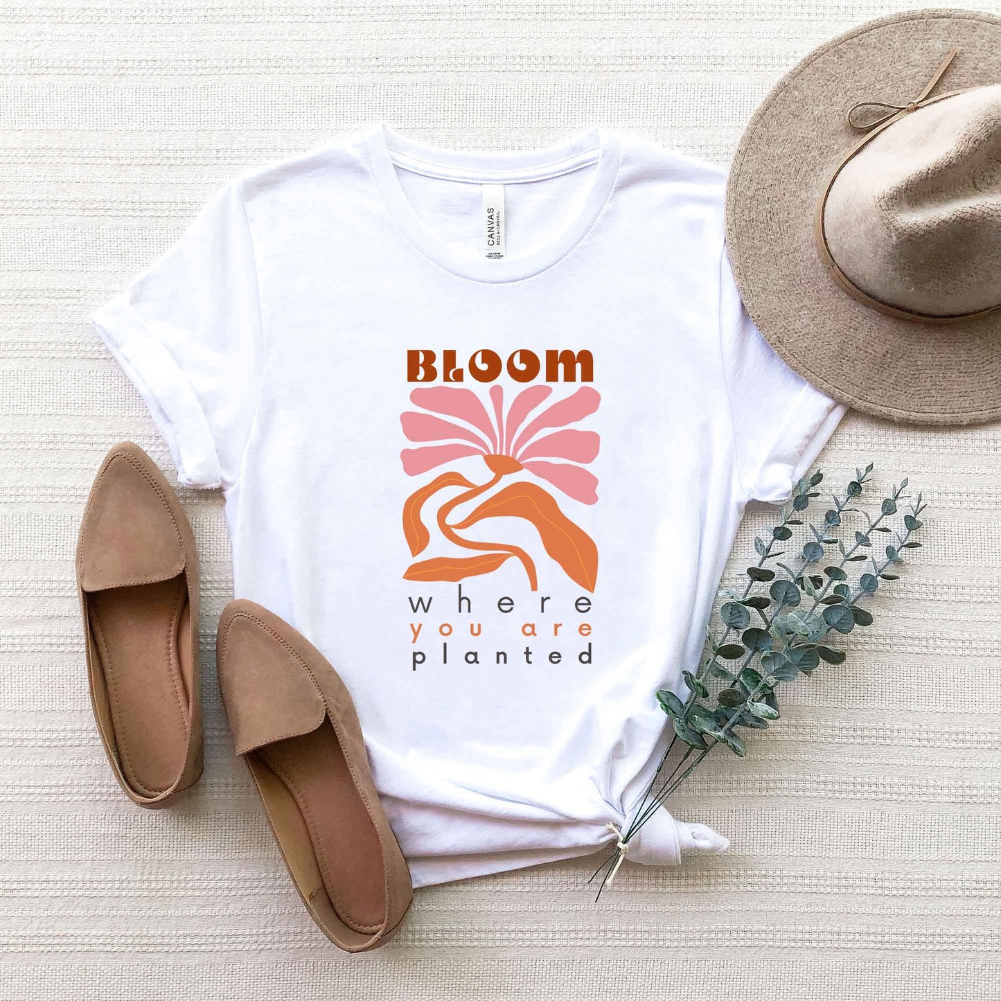 Bloom Boho | Short Sleeve Crew Neck