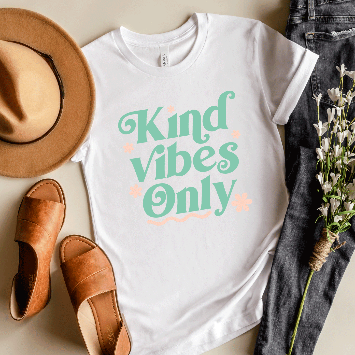 Kind Vibes Only | Short Sleeve Crew Neck